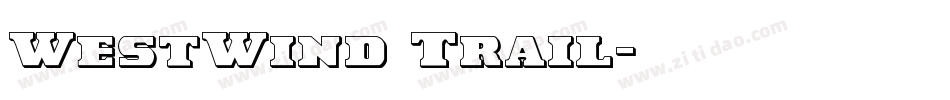 WestWind Trail字体转换